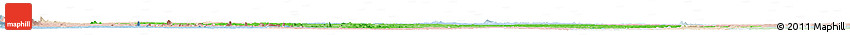 Political Shades Horizon Map of Mankono, lighten