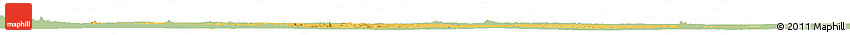 Savanna Style Horizon Map of Mankono, single color outside