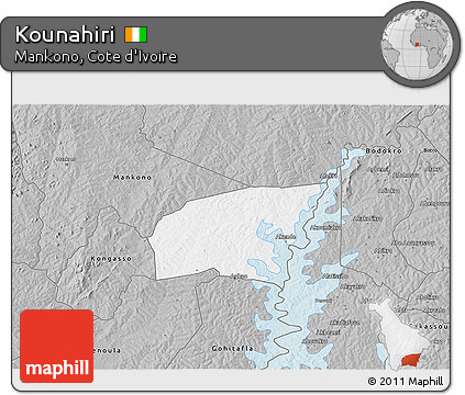 Gray 3D Map of Kounahiri