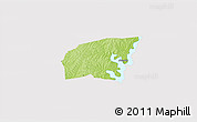 Physical 3D Map of Kounahiri, cropped outside