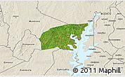 Satellite 3D Map of Kounahiri, shaded relief outside