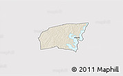 Shaded Relief 3D Map of Kounahiri, single color outside