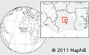 Blank Location Map of Kounahiri