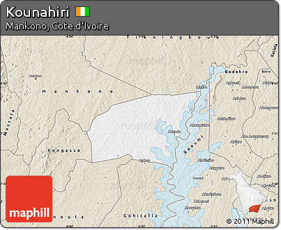 Classic Style Map of Kounahiri