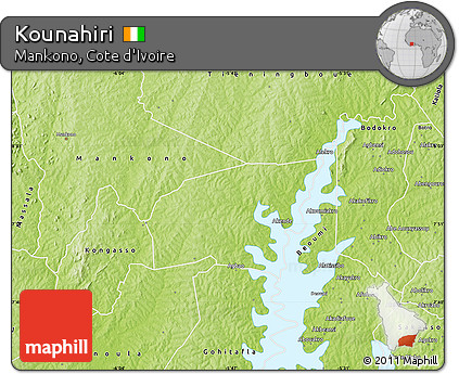 Physical Map of Kounahiri