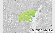 Physical Map of Kounahiri, lighten, desaturated