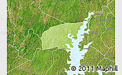 Physical Map of Kounahiri, satellite outside