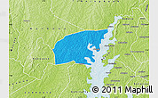 Political Map of Kounahiri, physical outside