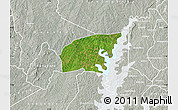 Satellite Map of Kounahiri, lighten, semi-desaturated