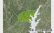 Satellite Map of Kounahiri, semi-desaturated