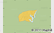 Savanna Style Map of Kounahiri, single color outside