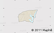 Shaded Relief Map of Kounahiri, cropped outside