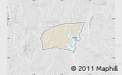Shaded Relief Map of Kounahiri, lighten, desaturated