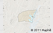 Shaded Relief Map of Kounahiri, lighten