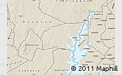 Shaded Relief Map of Kounahiri