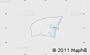 Silver Style Map of Kounahiri, single color outside