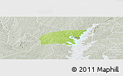 Physical Panoramic Map of Kounahiri, lighten, semi-desaturated