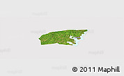 Satellite Panoramic Map of Kounahiri, cropped outside