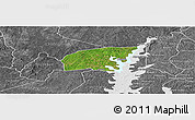 Satellite Panoramic Map of Kounahiri, desaturated