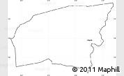 Blank Simple Map of Kounahiri, cropped outside