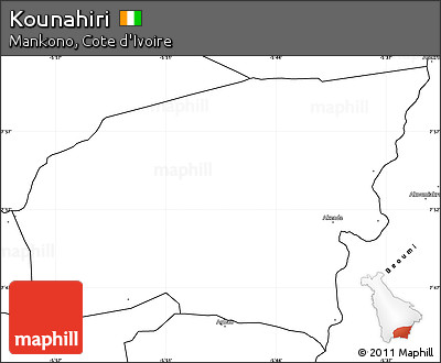 Blank Simple Map of Kounahiri