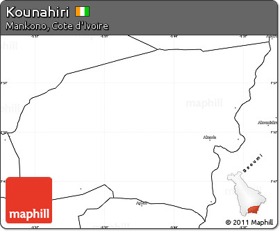 Blank Simple Map of Kounahiri