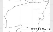 Blank Simple Map of Kounahiri, no labels