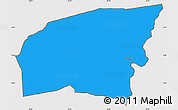 Political Simple Map of Kounahiri, cropped outside