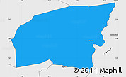 Political Simple Map of Kounahiri, single color outside, borders and labels