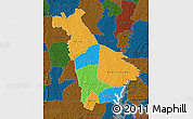 Political Map of Mankono, darken