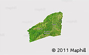 Satellite 3D Map of Sarhala, cropped outside