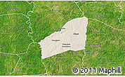 Shaded Relief 3D Map of Sarhala, satellite outside
