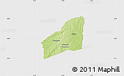 Physical Map of Sarhala, single color outside