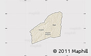 Shaded Relief Map of Sarhala, cropped outside