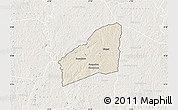 Shaded Relief Map of Sarhala, lighten