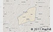 Shaded Relief Map of Sarhala, semi-desaturated
