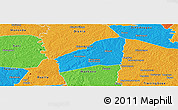 Political Panoramic Map of Sarhala