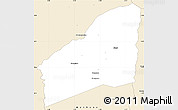 Classic Style Simple Map of Sarhala