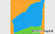 Political Simple Map of Sarhala