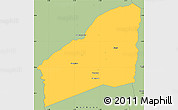 Savanna Style Simple Map of Sarhala
