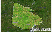 Satellite 3D Map of Tieningboue, darken