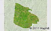 Satellite Map of Tieningboue, lighten
