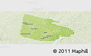 Physical Panoramic Map of Tieningboue, lighten