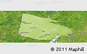 Physical Panoramic Map of Tieningboue, satellite outside