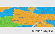 Political Panoramic Map of Tieningboue
