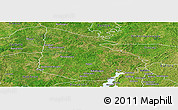 Satellite Panoramic Map of Tieningboue