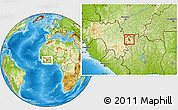 Physical Location Map of Kaniasso