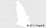 Silver Style Simple Map of Kaniasso