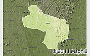 Physical Map of Seguelon, darken
