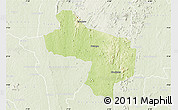 Physical Map of Seguelon, lighten